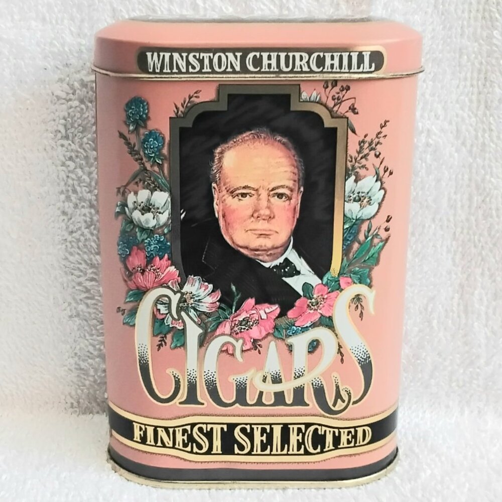 Vintage Winston Churchill Cigars Finest Selected Heroes Collector's Tin!!